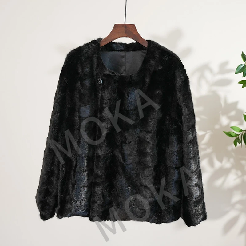 进口丹麦水貂女士皮草（241304）20922