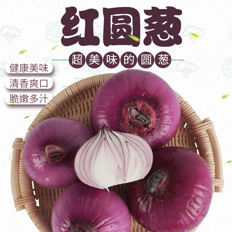红圆葱1个
