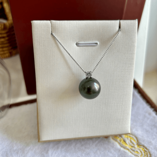 合金项链 正圆基本无暇大点位经典百搭简约不挑人款吊坠AL52