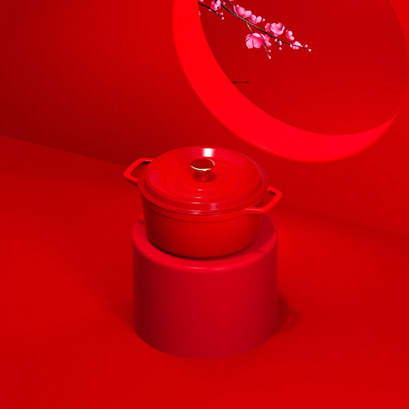 （试用）（崔崔专属）YANZAO/焱造珐琅经典系列15口径炖锅（多色）