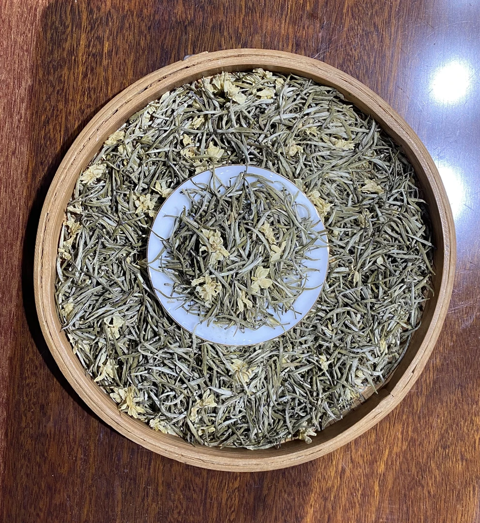 【3】雪芽飘雪茉莉银针2023年茉莉花茶白豪银针独芽嫩芽四川峨眉山