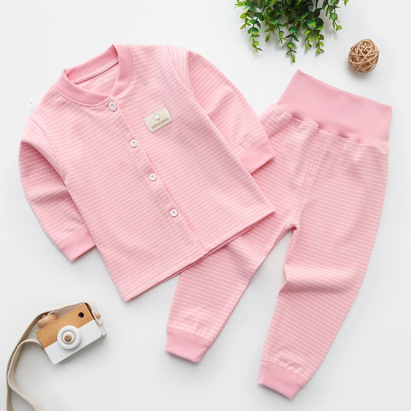 德绒儿童保暖高腰套装男女童秋衣秋裤宝宝外出套装冬打底睡衣内衣