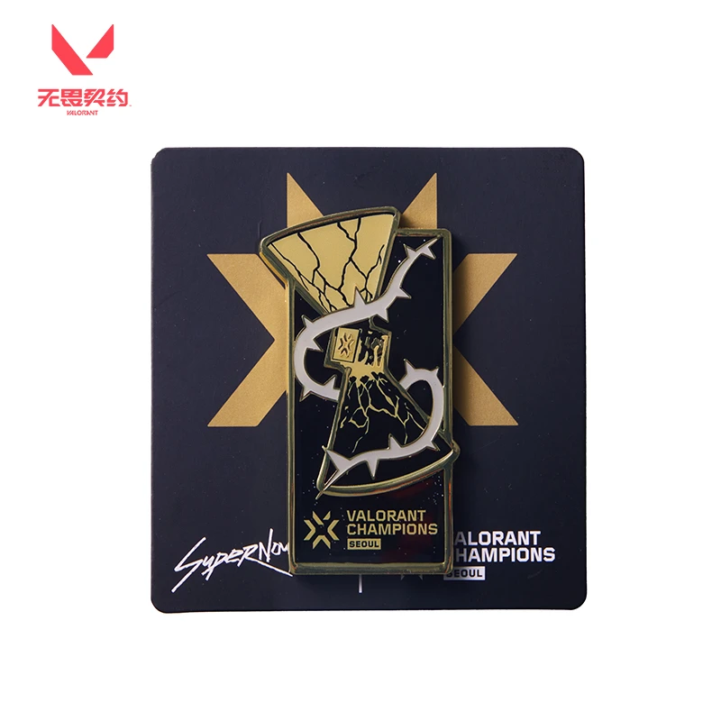 Valorant无畏契约瓦罗兰特 2024首尔全球冠军赛徽章配饰游戏周边