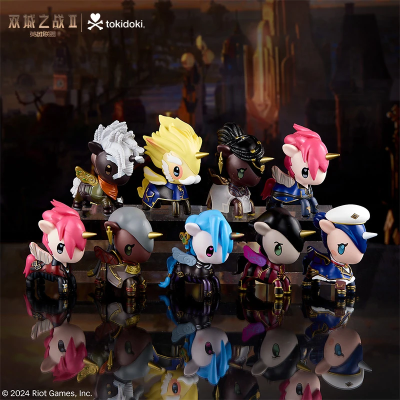 英雄联盟LOL Tokidoki X 双城之战 联名手办盲盒摆件随机游戏周边