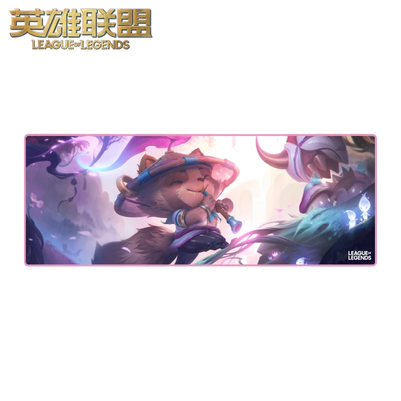 英雄联盟LOL 灵魂莲华提莫XL办公桌超大鼠标垫 游戏周边 官方正品