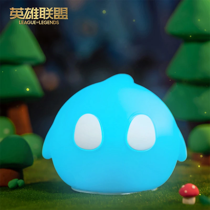 英雄联盟LOL 云顶之弈 金铲铲之战 河灵拍拍灯 硅胶小夜灯充电版