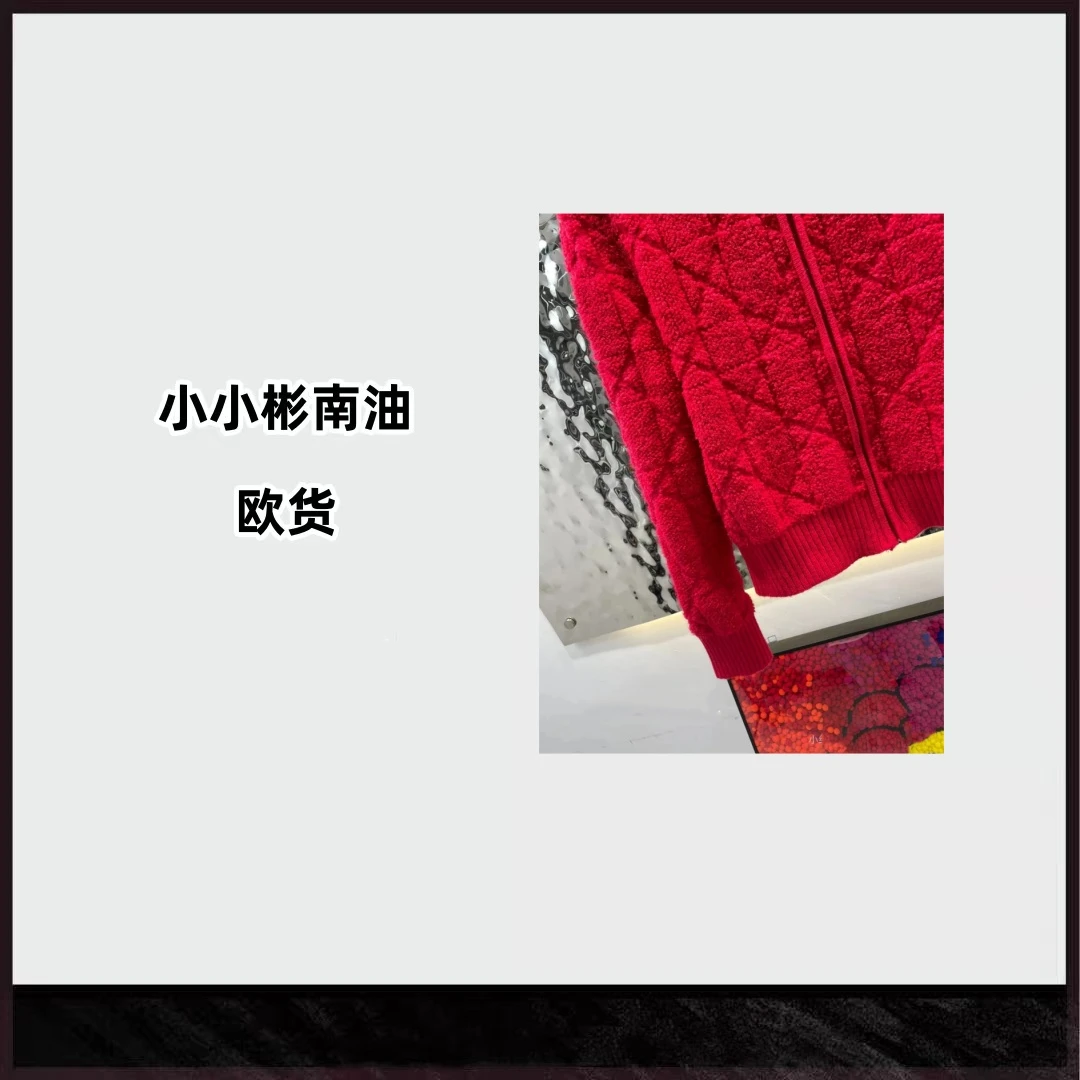 连帽外套加厚女立体浮花秋冬宽松开衫 736