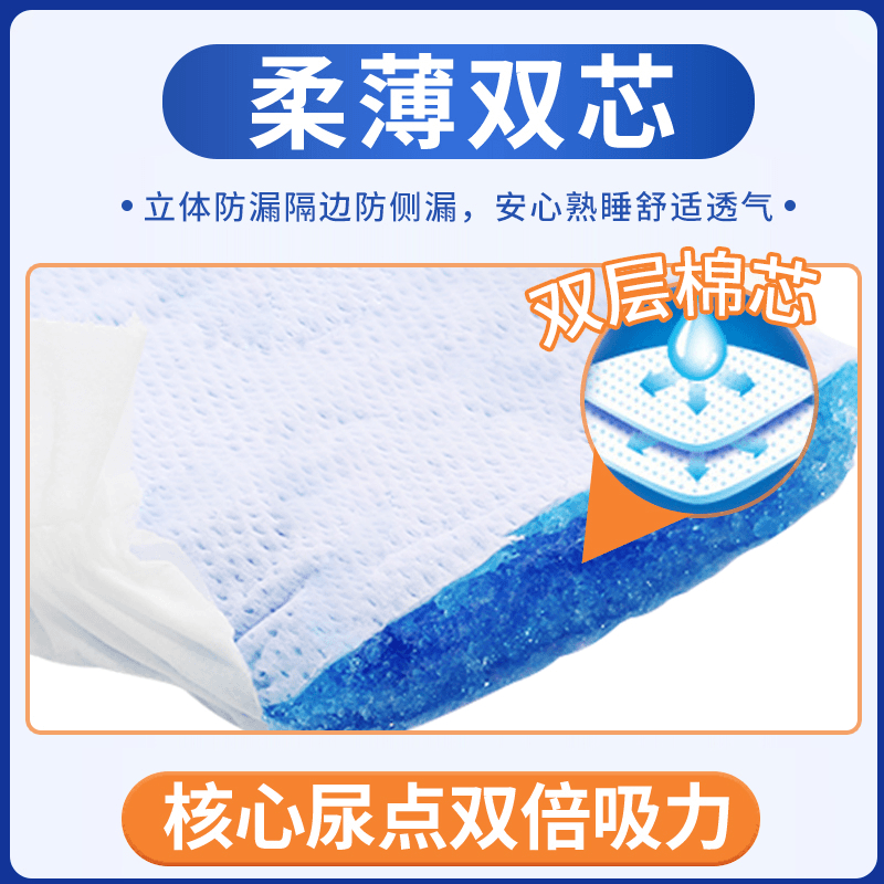 成年人柔软纸尿裤老人用尿不湿老年女男加厚成人老人用尿布湿大号
