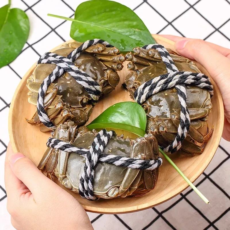 湖北汉川大闸蟹8只礼盒装 产地直发顺丰包邮