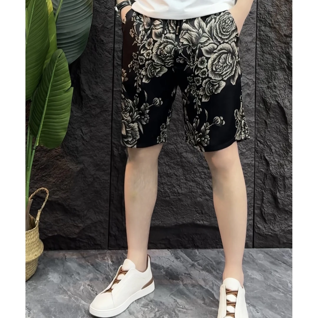 3306夏季短裤五分薄款速干弹力直筒短裤透气成人潮牌中腰男式