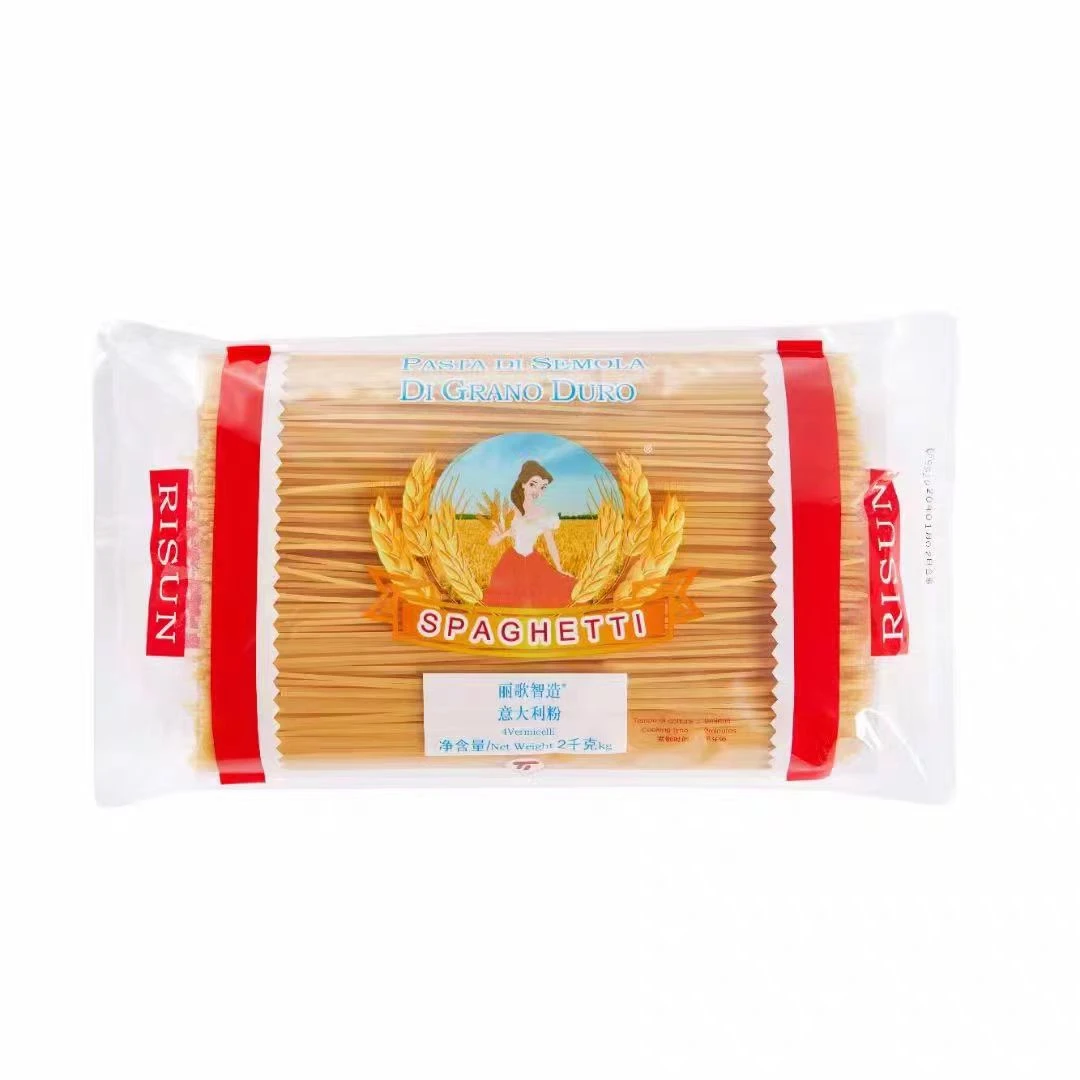 丽歌智造意大利面2kg意粉通心粉牛排西餐直条型意面低脂速食商用