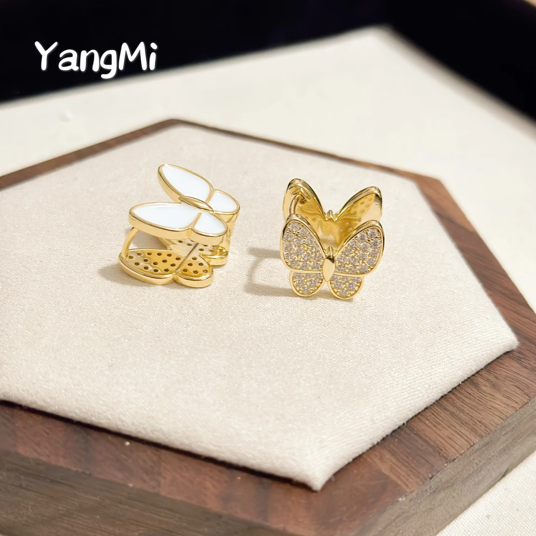 铜合金合成锆石耳饰 气质轻奢时尚百搭小众简约精致优雅194