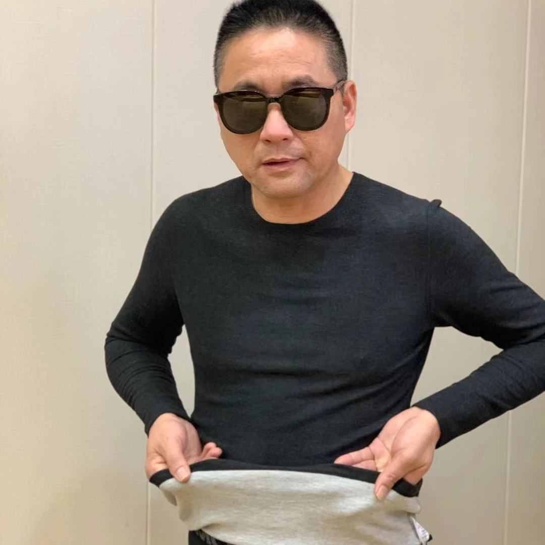 男士养生保暖内衣套装自带发热恒温抗菌修身
