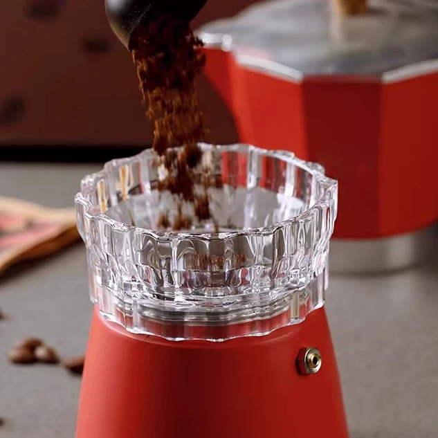 全型号迷你一杯份透明布粉器摩卡壶快速布粉