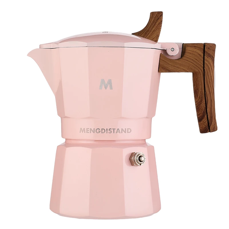 M《粉公主》高版本五代双阀摩卡壶5/99版本双阀两杯份