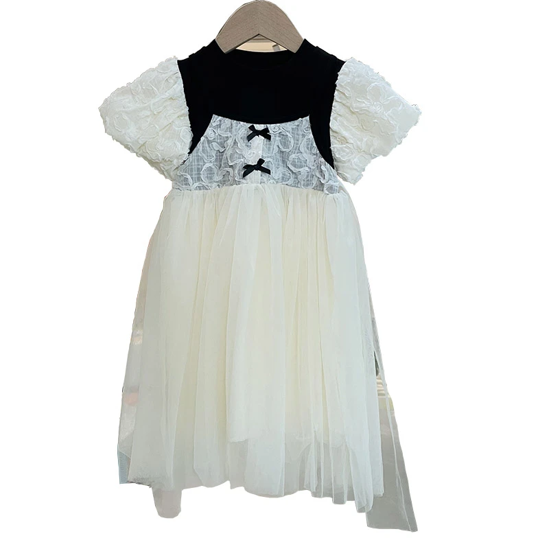 【童装】186484女童夏季连衣裙儿童宝宝公主裙小女孩洋气短袖裙子