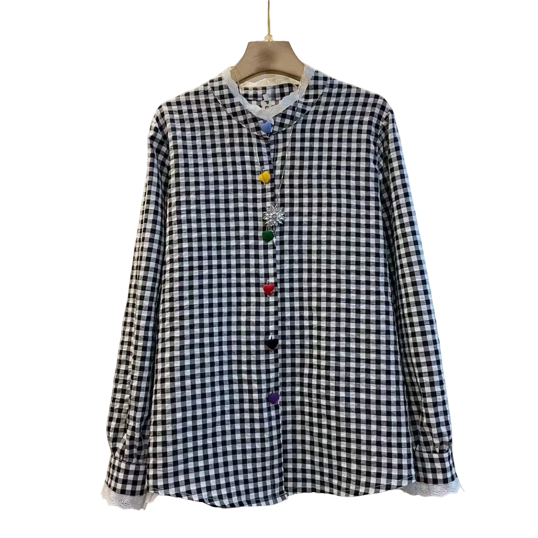 新款时尚简约纽扣设计感气质百搭上衣