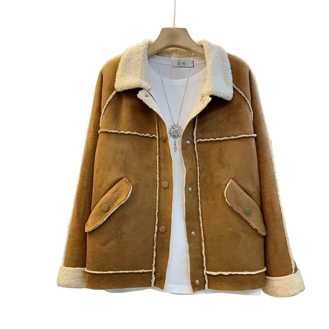 洋气减龄时尚宽松加厚设计感百搭外套