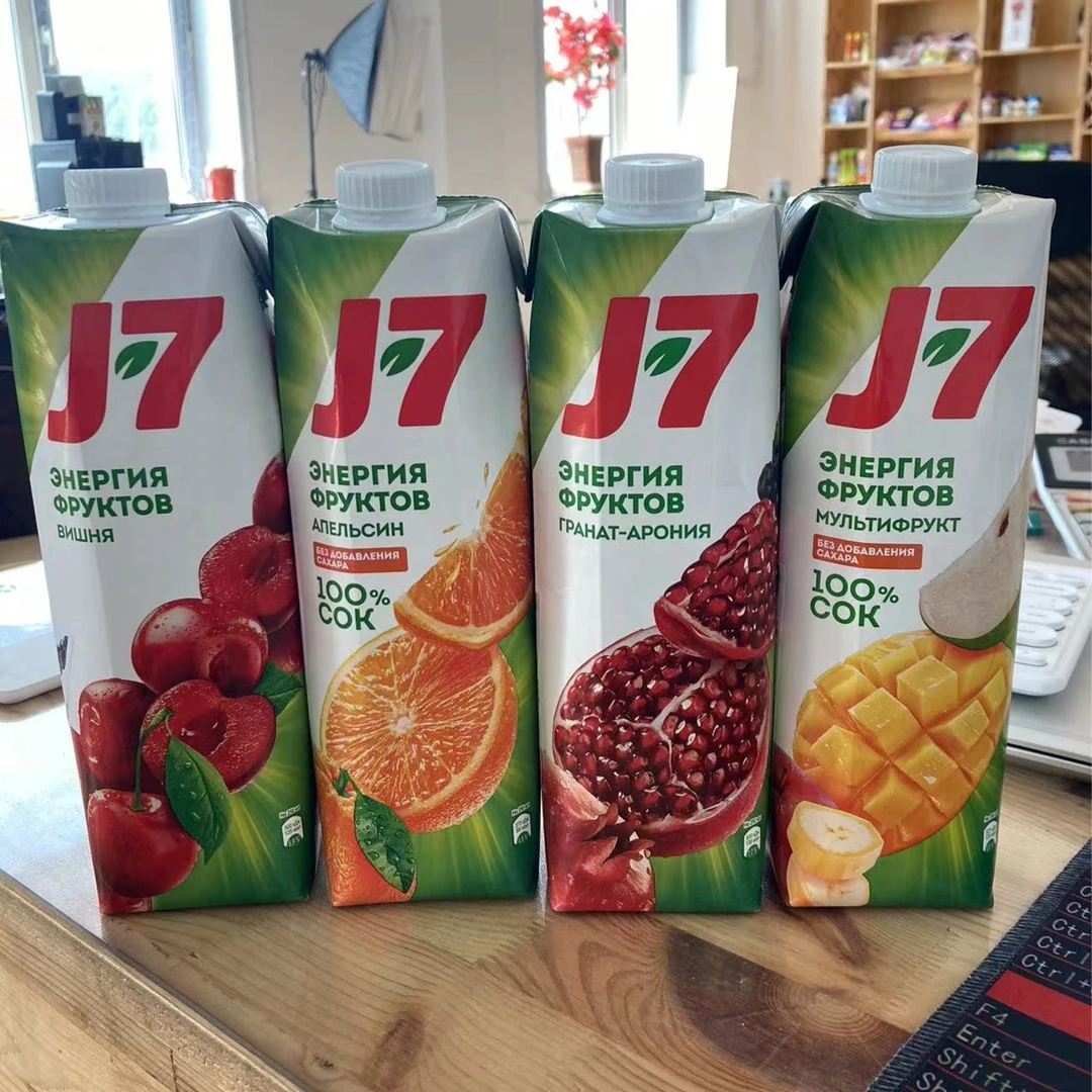 俄罗斯进口果汁饮料 J7果汁970ml