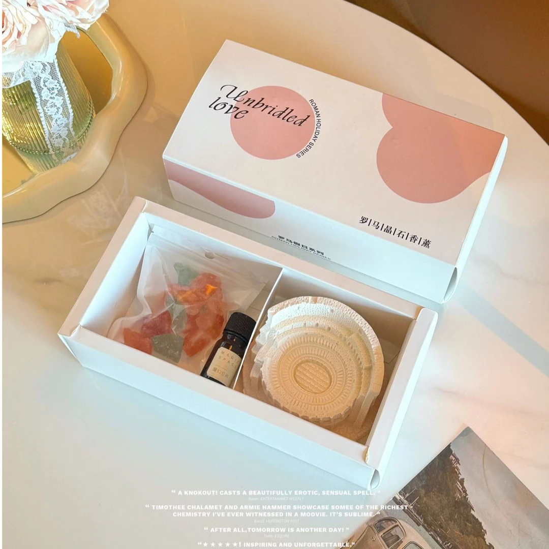 （精美礼盒装）维林黛娜罗马天然橙盐晶石香薰礼盒送礼