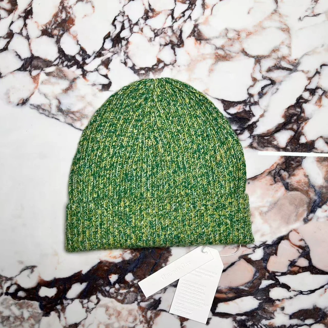 Grunge Cat女士羊绒粗针加厚收头型15个色针织帽