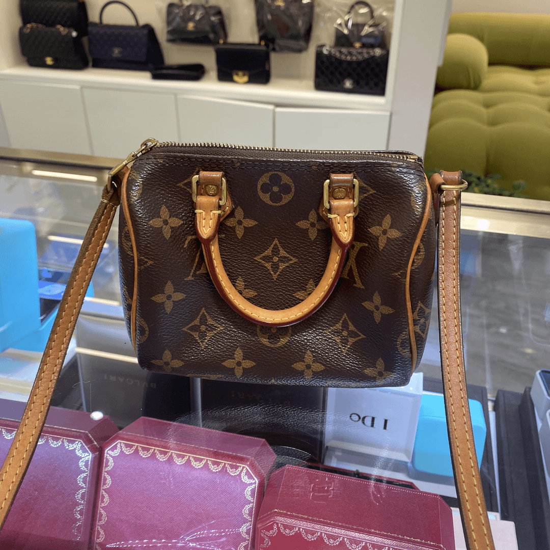 95新 LouisVuitton/路易威登 speedy nano 粉肆奢品 235104