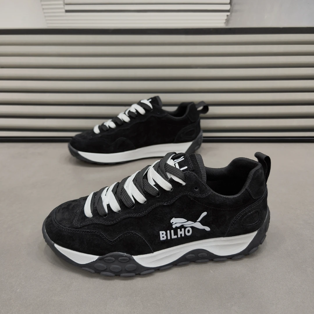 男士超火潮鞋男鞋秋季新款时尚百搭厚底舒适透气轻便休闲板鞋潮流