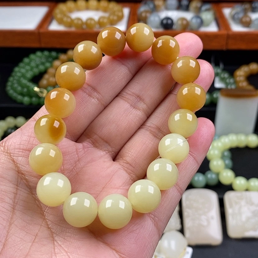 【闪购商品】和田玉手串未镶嵌莫*尘