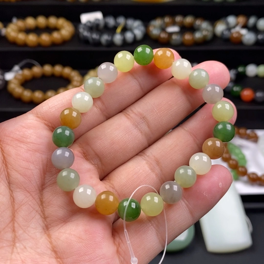 和田玉手串未镶嵌