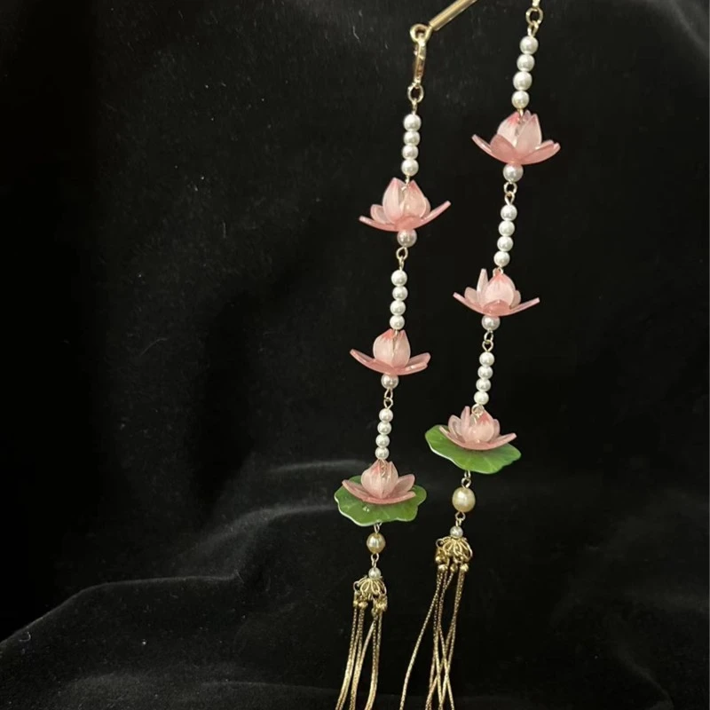 平湖晚霞古风饰品  九离金属  芙蕖系列