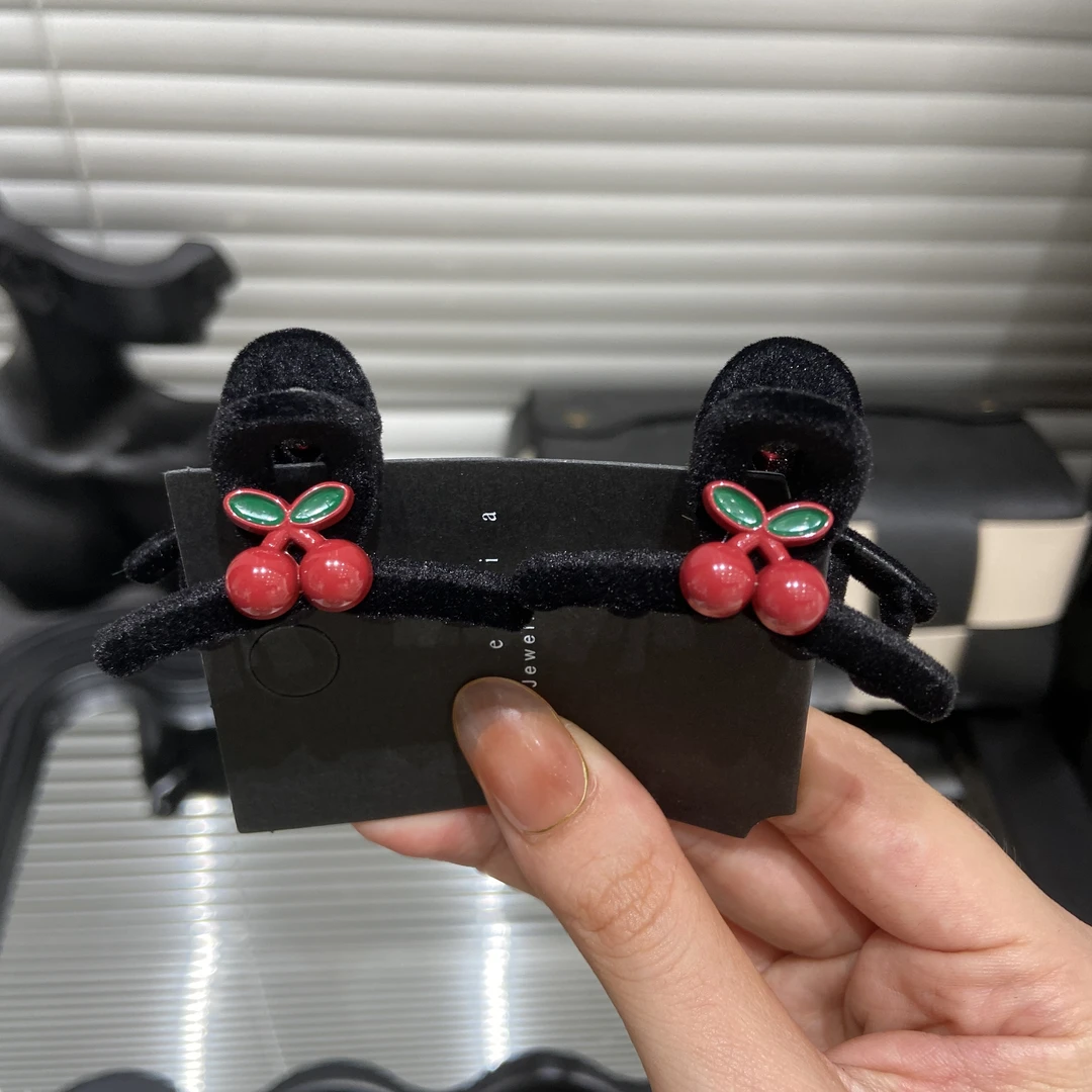 两只装 E3807 秋冬气质迷你可爱刘海小抓夹ins黑色时尚百搭