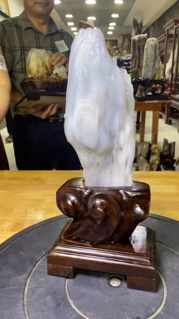 【闪购商品】硅化玉摆件未镶嵌0446634906