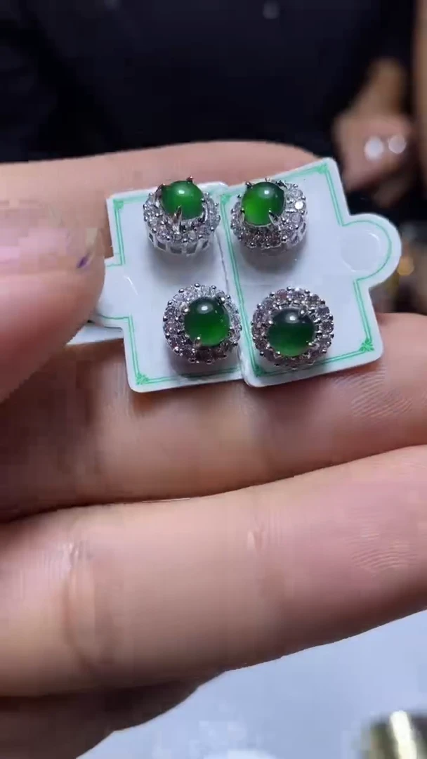 【闪购商品】翡翠耳饰合金0681671663/多样性发其一