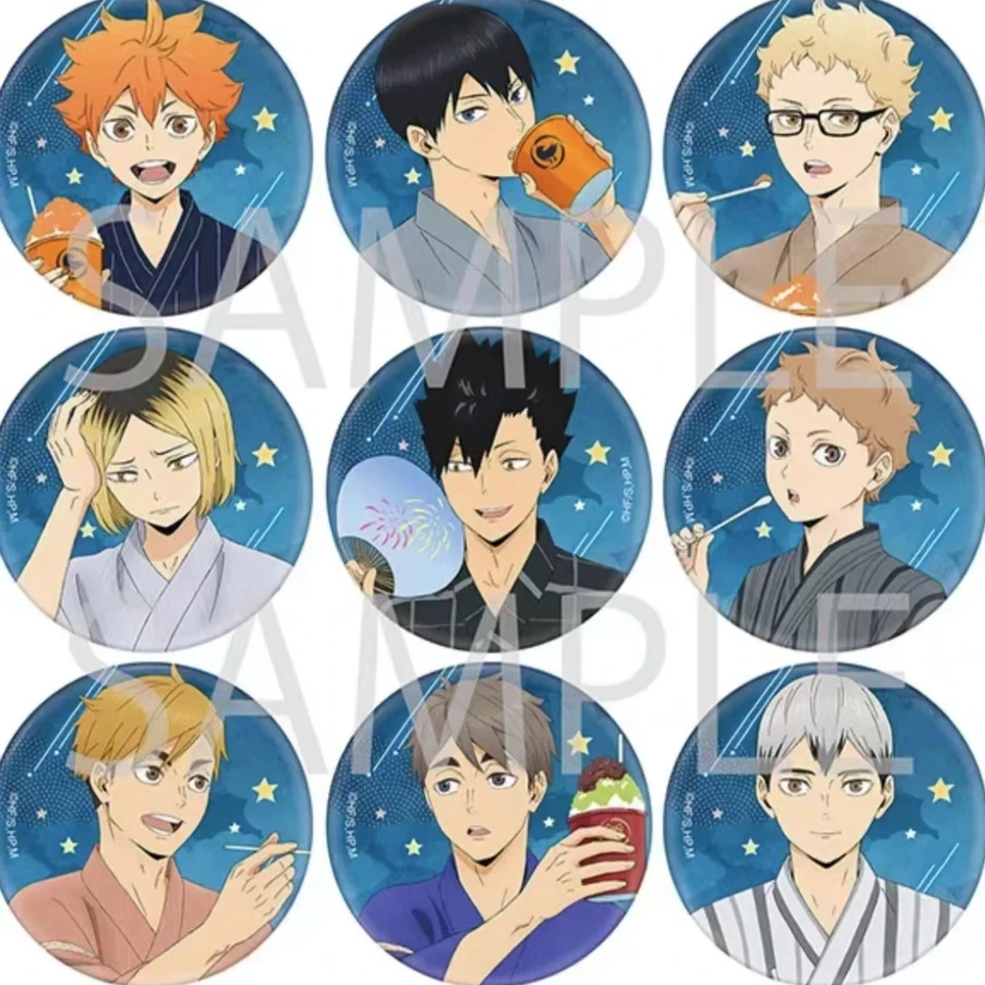 【排球少年】夏日祭浴衣吃冰吧唧 日谷正版 盲盒代拆