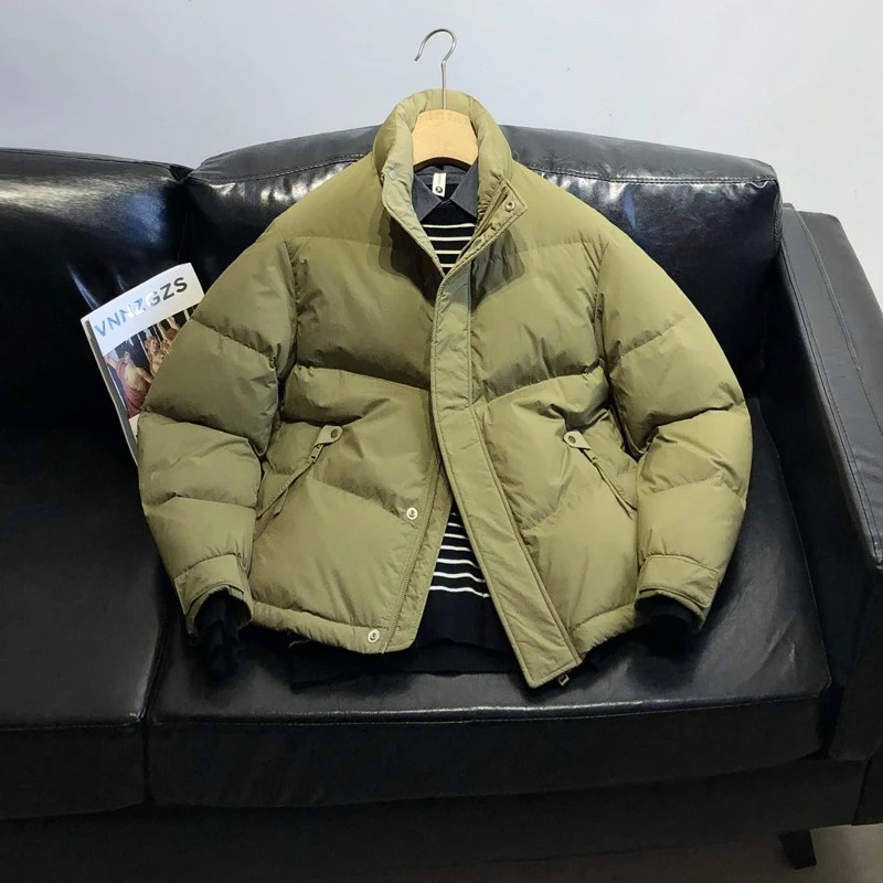 仓石一树新款冬季立领棉服男士外套休闲加厚上衣时尚百搭流行潮