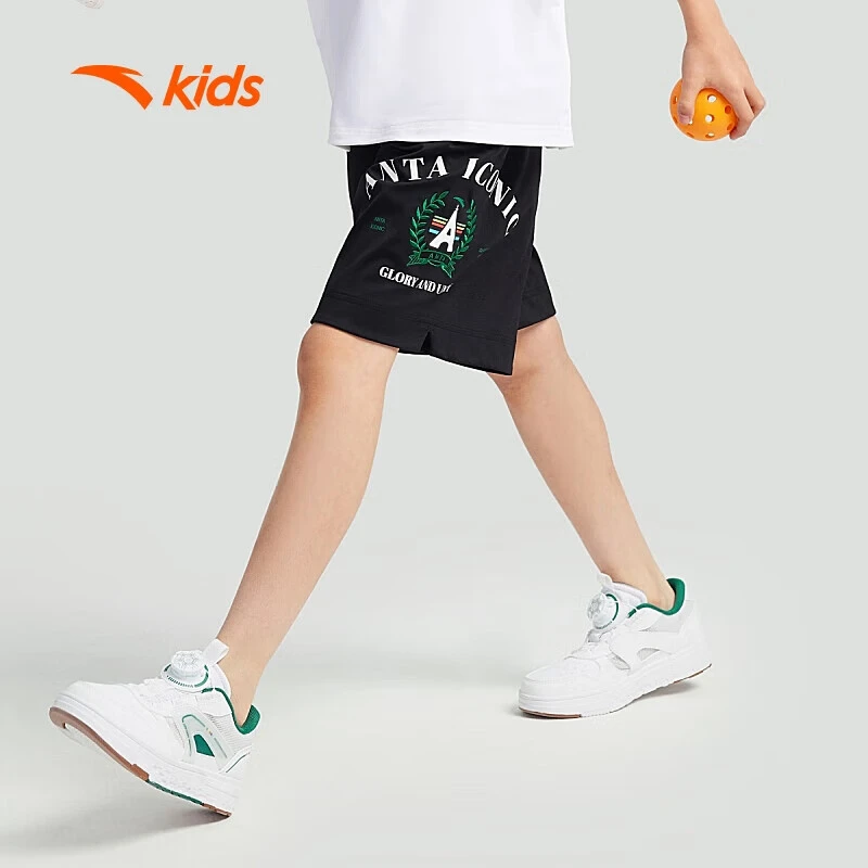 安踏儿童针织五分裤男大童舒适透气户外运动352427723