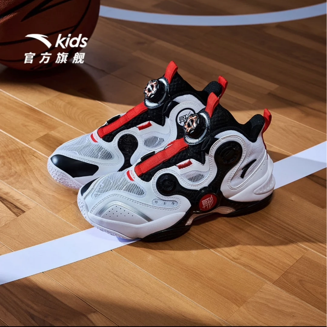 安踏儿童异形4.0男大童防滑透气耐磨缓震专业篮球鞋312431121