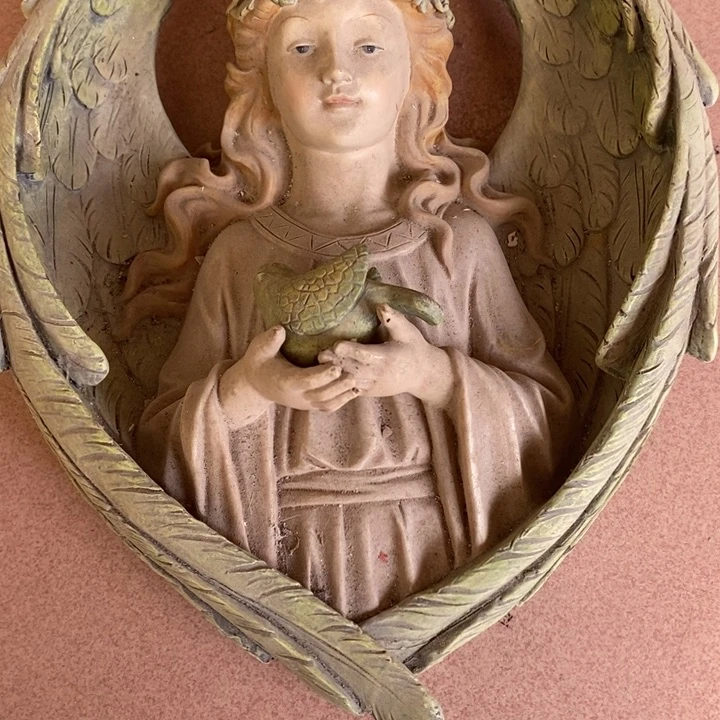 默认微瑕 陶瓷树脂摆件小*女