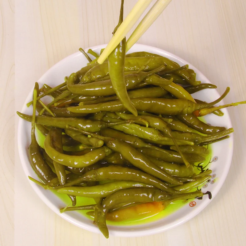 手工传统腌制酸小辣椒泡青椒爽口小米辣朝天椒酱菜商用美味下饭菜