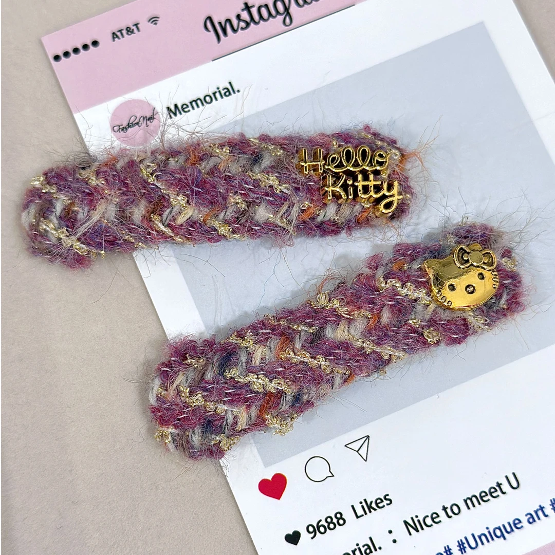 韩版东大门定制款原创设计可爱KT掰掰 一对  BB57