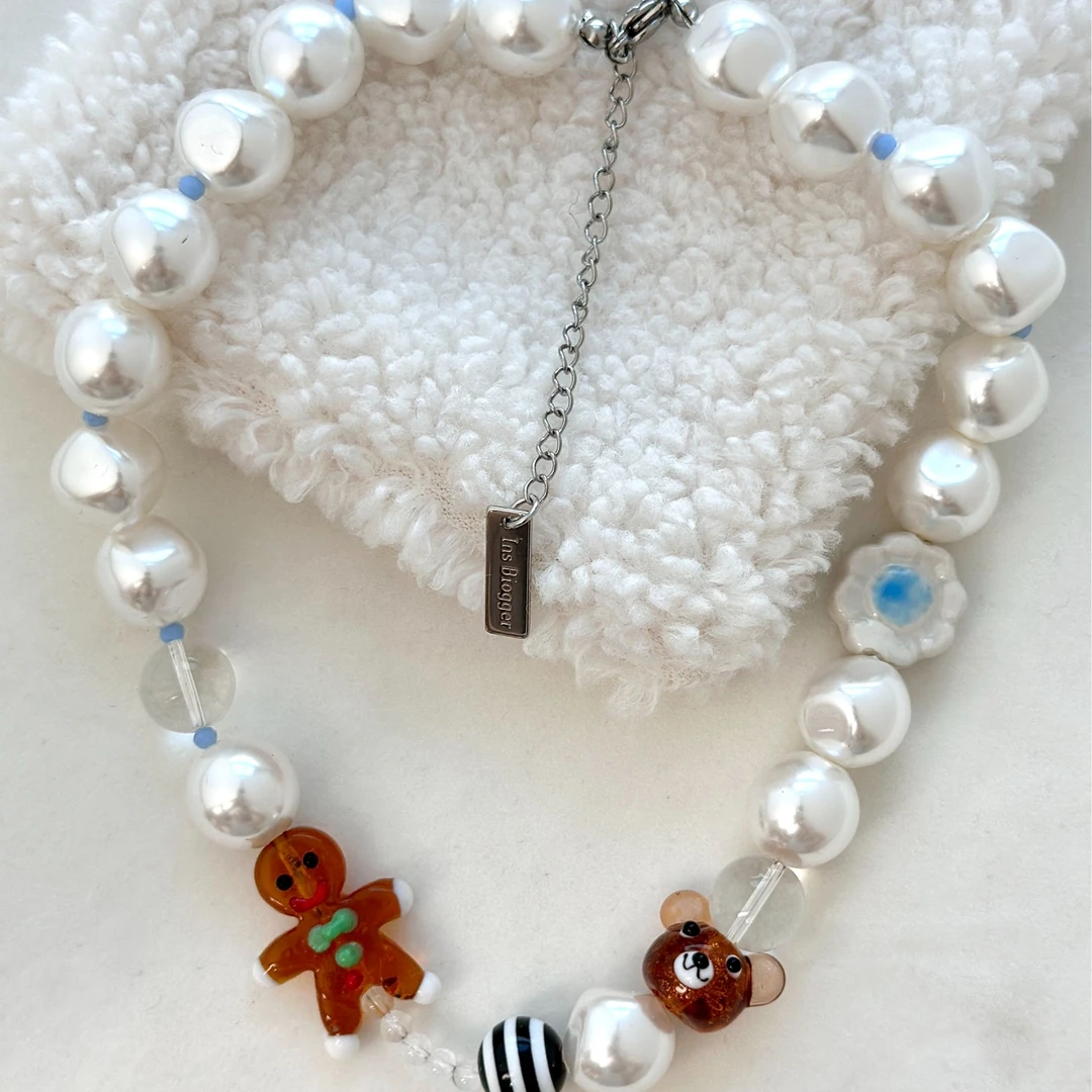 非金属亚克力项链  韩国东大门定制款轻奢百搭小众风项链   XL7