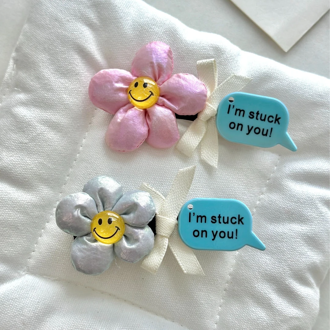 韩国东大门定制款原创设计可爱花朵风发夹（单只）  YZ44