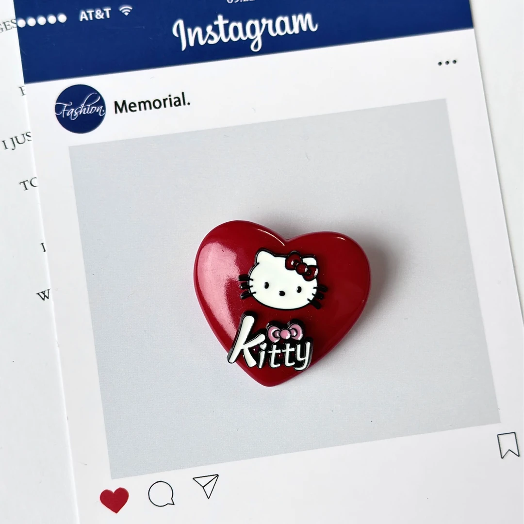 合金树脂胸针 韩版韩国东大门定制款原创设计少女可爱KT胸针  XZ4