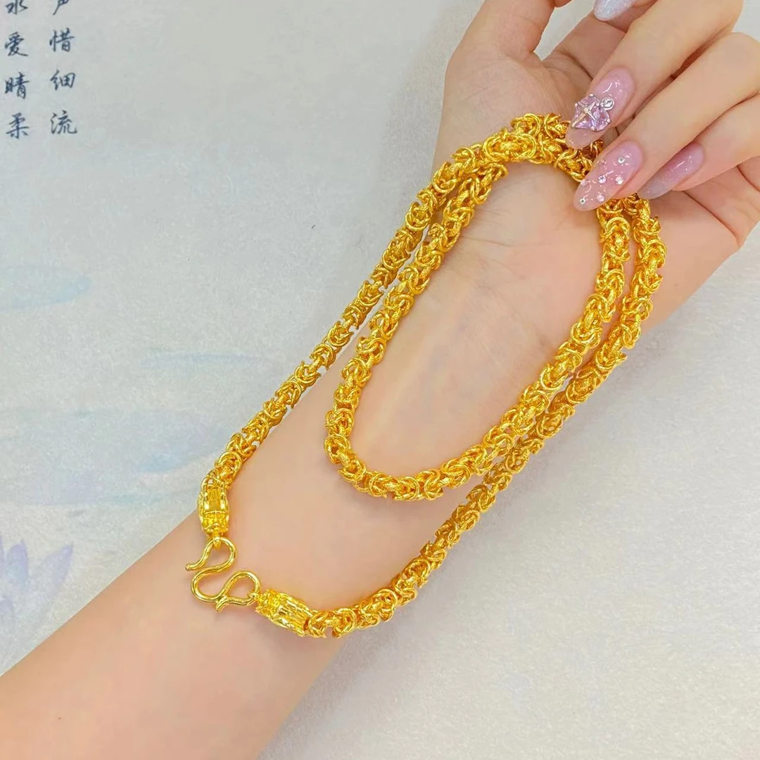 链子足银 龙骨项链