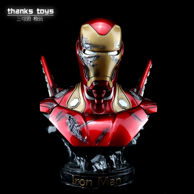 【开播福利】钢铁侠mk50半身像战损版本