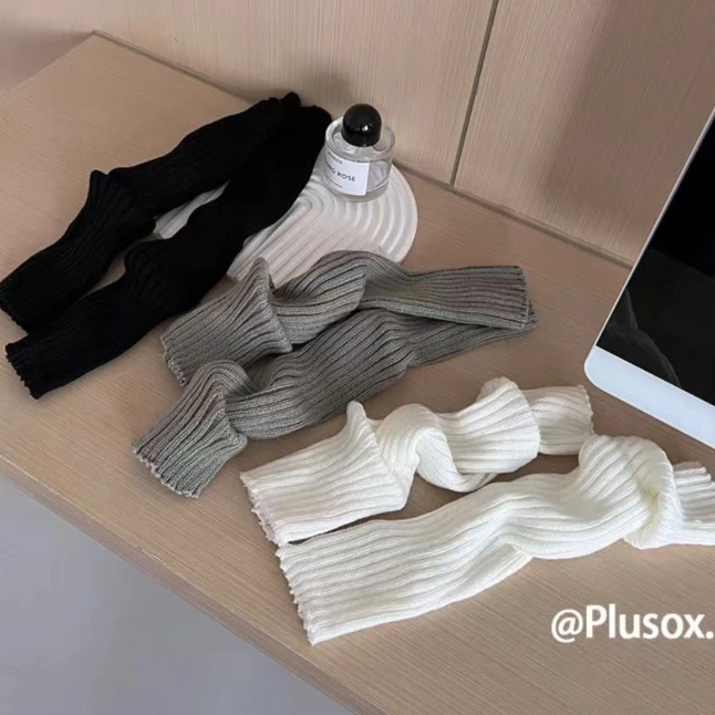 【维维专属】"堆堆学院风"原宿辣妹针织袜套（3双）