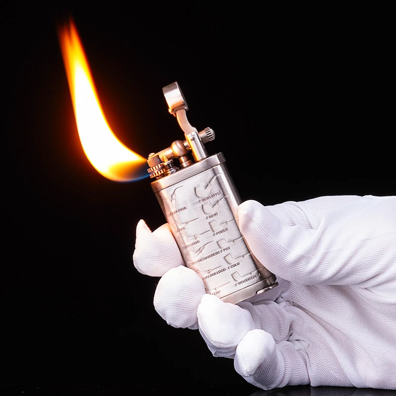 茄龍烟斗用打火机防风直冲复古打火机礼盒包装CL-003