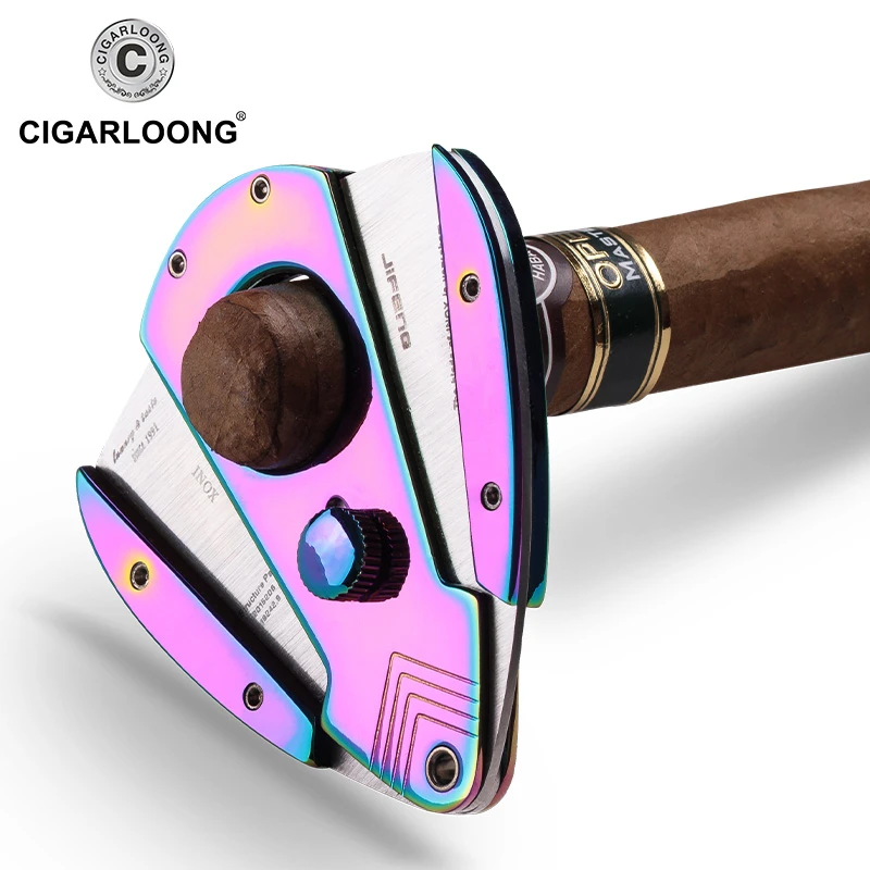 CIGARLOONG茄龍雪茄剪雪茄刀不锈钢旅行便携式礼盒包装CL-JZ-1