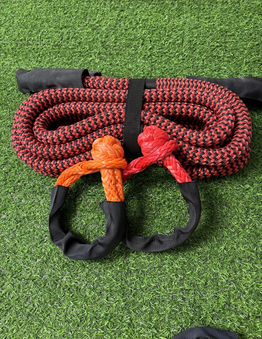 弹力拖车绳升级版深度救援耐磨耐用高端进口材质收缩卸力拖车绳