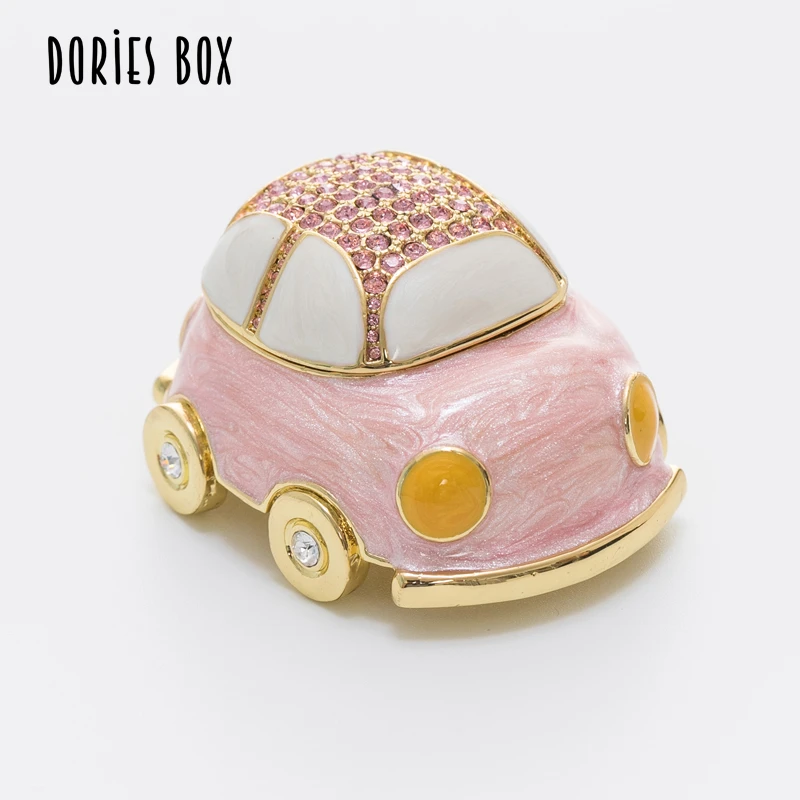 DORIES BOX 首饰盒/箱 粉色汽车戒指盒情人节礼物轻奢耳钉收纳盒